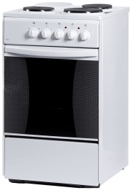 Электроплита Flama AE 1304 W 50 см, 3 конфорки, белый