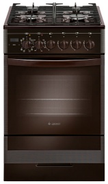Комбинированная плита Gefest ПГЭ 5502-03 0045 50 см, 55 л, 4 конфорки, коричневый