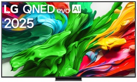 Телевизор LG 86QNED86A6A.ARUG, 86 дюймов, 4K HDR, смарт ТВ, WebOS 25, черный