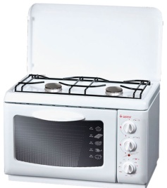 Настольная плита Gefest Брест ПНС 2ДГ-120 39 см, 2 конфорки, белый