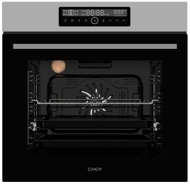 Электрический духовой шкаф Candy COXT12LATBX 59 см, 78 л, гриль и конвекция, черный