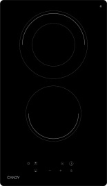 Электрическая варочная панель Candy CHXC32RB 30 см, 2 конфорки стеклокерамика, черный