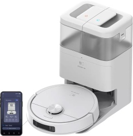 Робот-пылесос со станцией самоочистки Polaris PVCRAC 7290 WIFI IQ Home, белый