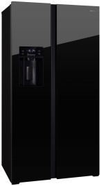 Холодильник Side-by-Side Hiberg RFS-650DX NFGB inverter No frost, черный