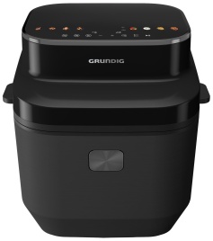 Аэрогриль Grundig FRY 8420, пароварка, 1750 Вт, 3D-нагрев, антипригарное покрытие