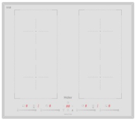 Электрическая варочная панель Haier HHY-Y64FFVW 59 см, 4 конфорки стеклокерамика, белый