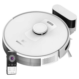 Робот-пылесос Polaris PVCR 5003 WIFI IQ Home, сухая и влажная уборка белый