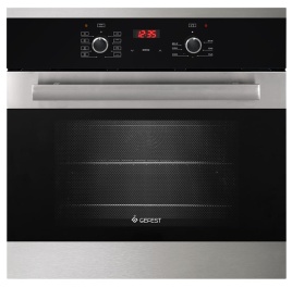 Электрический духовой шкаф Gefest ЭДВ ДА 622-03 Н5 59 см, 55 л гриль конвекция, серебристый
