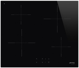 Электрическая варочная панель Smeg SI2641D 60 см, 4 конфорки, черный