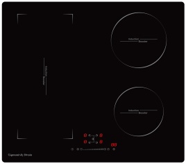 Индукционная варочная панель Zigmund & Shtain CI 46.6 B 59 см, 4 конфорки стеклокерамика, черный