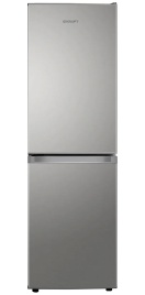 Двухкамерный холодильник Kraft KF-NF272X No frost, серый металлик