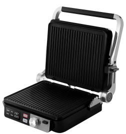 Электрический гриль BQ (GR3009) Черный-стальной