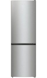 Двухкамерный холодильник Gorenje NRKE62XL No frost, серебристый