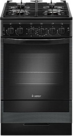 Газовая плита Gefest ПГ 5500-02 0115 58 см, 52 л, 4 конфорки, черный