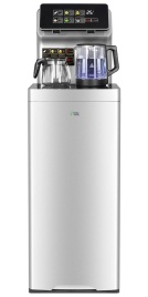 Тиабар Ecotronic TB15-LNR silver, с чайным столиком, напольный (ETK12597)