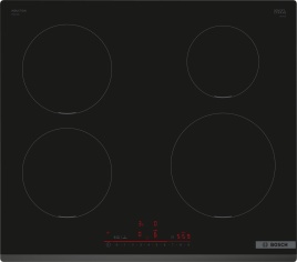 Электрическая варочная панель Bosch PIE631HB1E 59 см, 4 конфорки стеклокерамика, черный