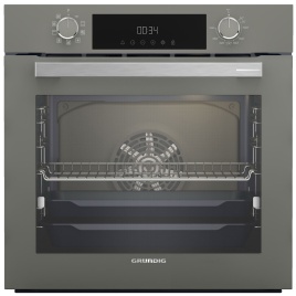 Электрический духовой шкаф Grundig GEBM12300GC 59 см, 72 л гриль конвекция, серый
