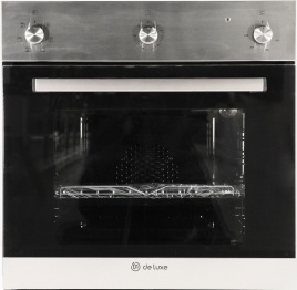 Электрический духовой шкаф De luxe 6006.07эшв-300 59 см, 64 л гриль конвекция, серебристый