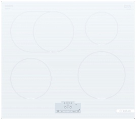 Электрическая варочная панель Bosch Serie 6 PIF612BB1E 59 см, 4 конфорки стеклокерамика, белый