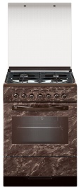 Комбинированная плита Gefest 6302-03 0054 60 см, 55 л, 4 конфорки, коричневый