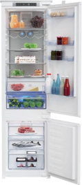 Встраиваемый двухкамерный холодильник Beko BCNA 306 E2S No frost, белый