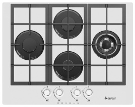 Газовая варочная панель Gefest ПВГ 2231-01 Р12 67 см, 4 конфорки электроподжиг газконтроль, серый
