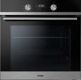 Электрический духовой шкаф Haier HOQ-K2ANN3BX 59 см, 72 л, гриль, черный