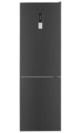 Двухкамерный холодильник Maunfeld MFF185NFX10 Inverter No frost, серебристый