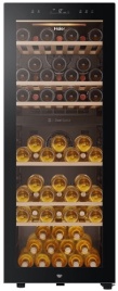 Винный шкаф Haier FWC77GDAE1 77 бутылок 190л с LED дисплеем, черный