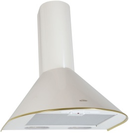 Вытяжка Elikor Эпсилон 60 белый золотой кант