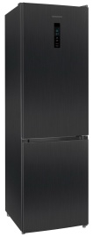 Двухкамерный холодильник NordFrost RFC 390D NFXd No frost, серый металлик