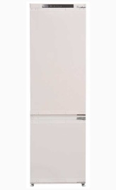 Встраиваемый двухкамерный холодильник Ascoli ADRF250WEMBI No frost, белый