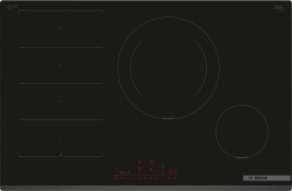 Электрическая варочная панель Bosch PXE831HC1E 80 см, 4 конфорки стеклокерамика, черный