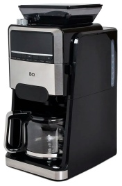 Кофеварка капельная BQ CM3002, со встроенной кофемолкой, черный/стальной