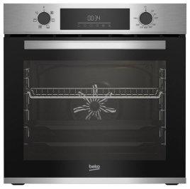 Электрический духовой шкаф Beko BBIE12300XD 59 см, 72 л гриль конвекция, серебристый