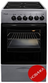 Электроплита Лысьва EF4002MK00 (ЭПС 402 МС) 50 см, 57 л, 4 конфорки, светло-серый