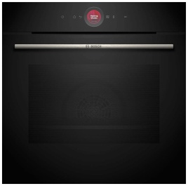 Электрический духовой шкаф Bosch HBG7341B1 59 см, 71 л, гриль и конвекция, черный