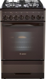 Комбинированная плита Gefest ПГЭ 5502-02 0045 50 см, 4 конфорки, коричневый