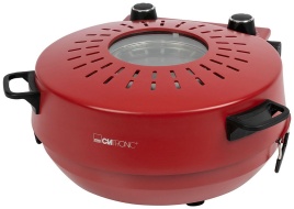 Пиццамейкер Clatronic PM 3787 rot, таймер на 15 минут, красный
