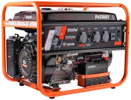 Генератор бензиновый  Patriot GRS 6500E