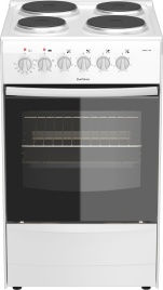 Электроплита Darina B EM 341 406 W 50 см, 4 конфорки, белый