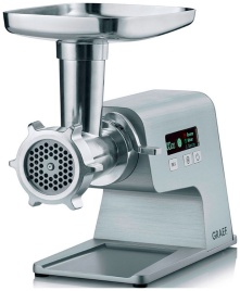 Мясорубка Graef FW 500 silber, дисплей, до 2,5 кг/мин, 2 скорости, реверс
