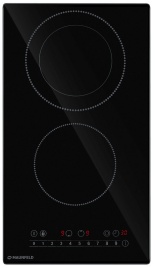 Электрическая варочная панель Maunfeld EVCE292SDPBK 29 см, 2 конфорки стеклокерамика, черный