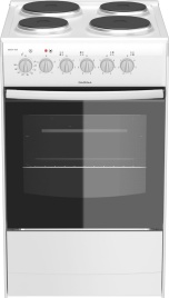 Электроплита Darina S EM 341 404 W 50 см, 4 конфорки, белый