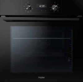 Электрический духовой шкаф Haier HOQ-K2ANN3GB 59 см, 72 л, гриль, черный