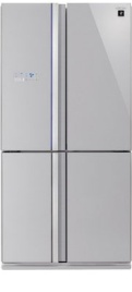 Многокамерный холодильник Sharp SJ-FS 97 VSL No frost, серый