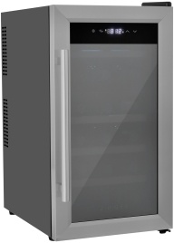 Винный шкаф Zugel ZTWF182DX нержавеющая сталь