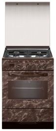 Газовая плита Gefest 6300-03 0054 60 см, 52 л, 4 конфорки, коричневый