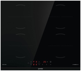 Электрическая варочная панель Gorenje GI6401BCE 59 см, 4 конфорки стеклокерамика, черный