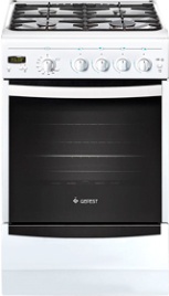 Газовая плита Gefest 5100-03 0002 50 см, 52 л, 4 конфорки, белый